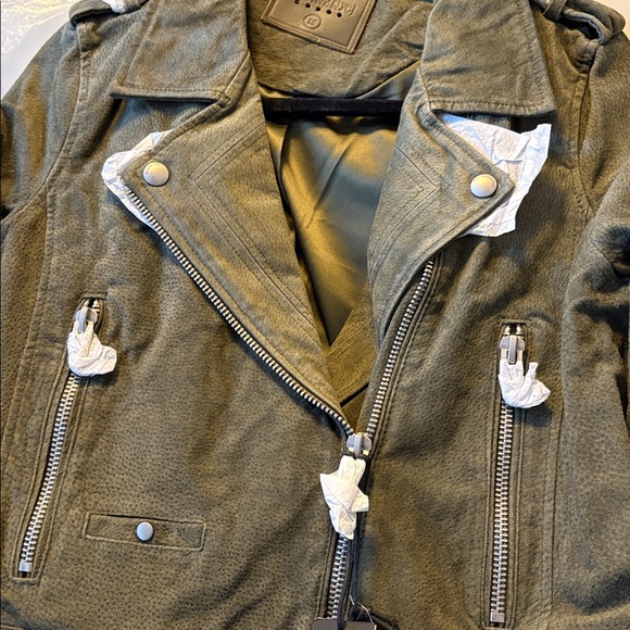 Suede Anthropologie NWT BLANKNYC Suede Moto Jacket Size S. - Picture 16 of 16